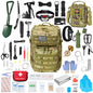 Survival First Aid Kit,99PCS Professional Survival Gear Large Hiking Backpack with Emergency Equipment Outdoor Adventure Accessories,Gift for Men Father - Camouflage