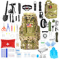 Survival Gear Professional Kit and Large Camping Backpack,First Aid Kit for Adventure Outdoor Hiking Accessories-Cp Camouflage