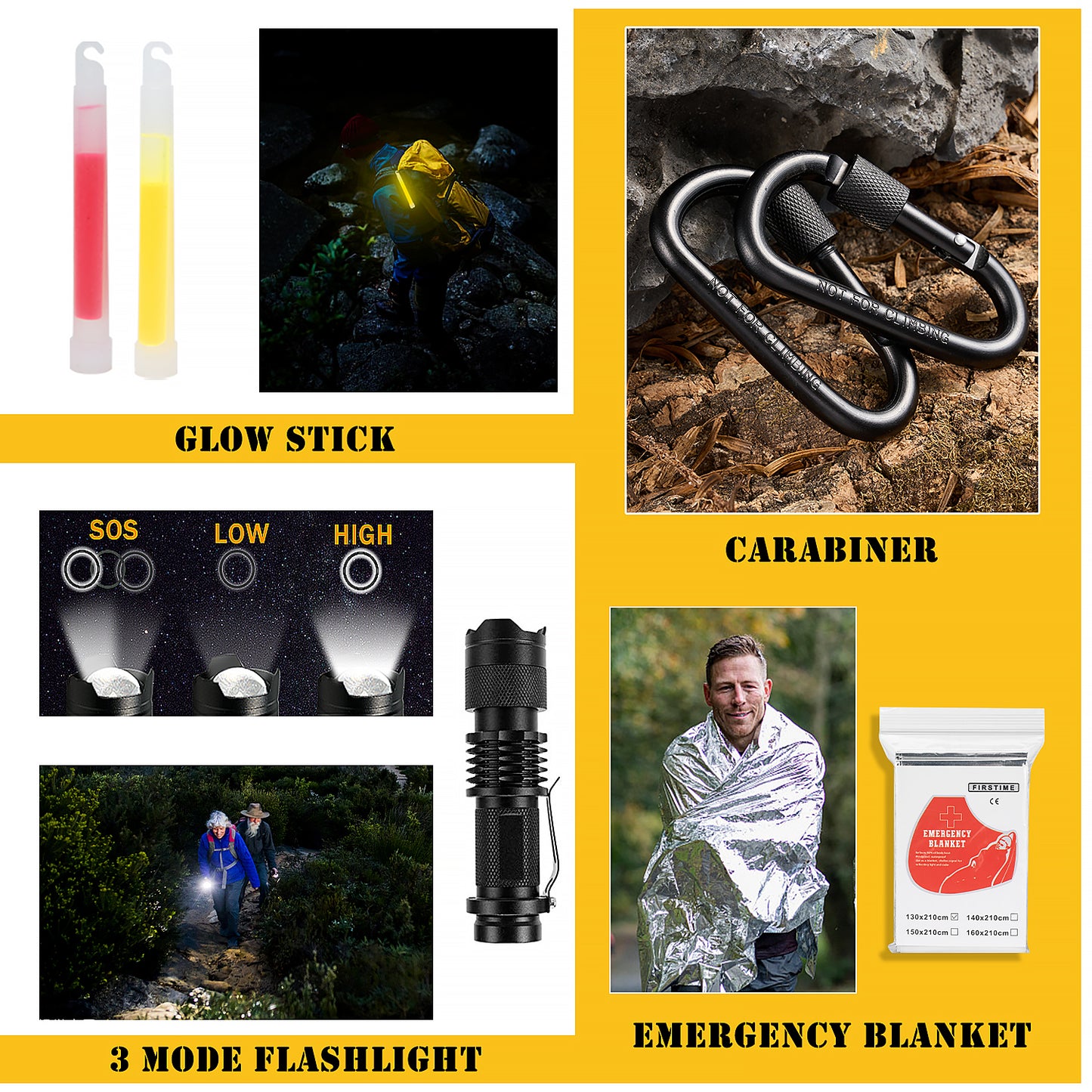 Survival First Aid Kit,99PCS Professional Survival Gear Large Hiking Backpack with Emergency Equipment Outdoor Adventure Accessories,Gift for Men Father - Camouflage
