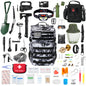 Professional Survival Gear Set - First Aid Kit and Large Camping Backpack, Camping Equipment for Adventure Outdoor Hiking Adventurers